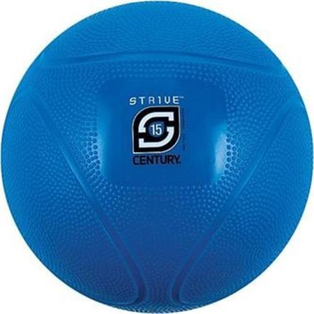 CENTURY Century 24942P-600815 15 lbs Strive Medicine Ball - Blue 24942P-600815